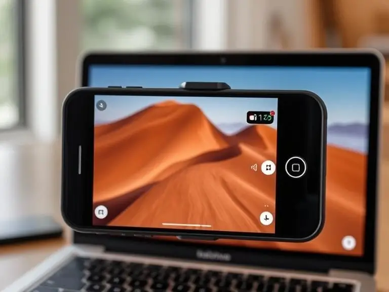 cara menggunakan iphone untuk webcam macbook